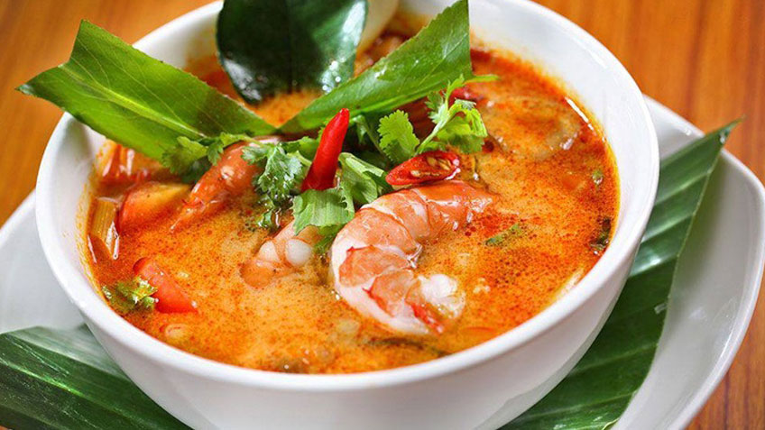 Kuah Tom Yam Sup Seafood Santi Catering